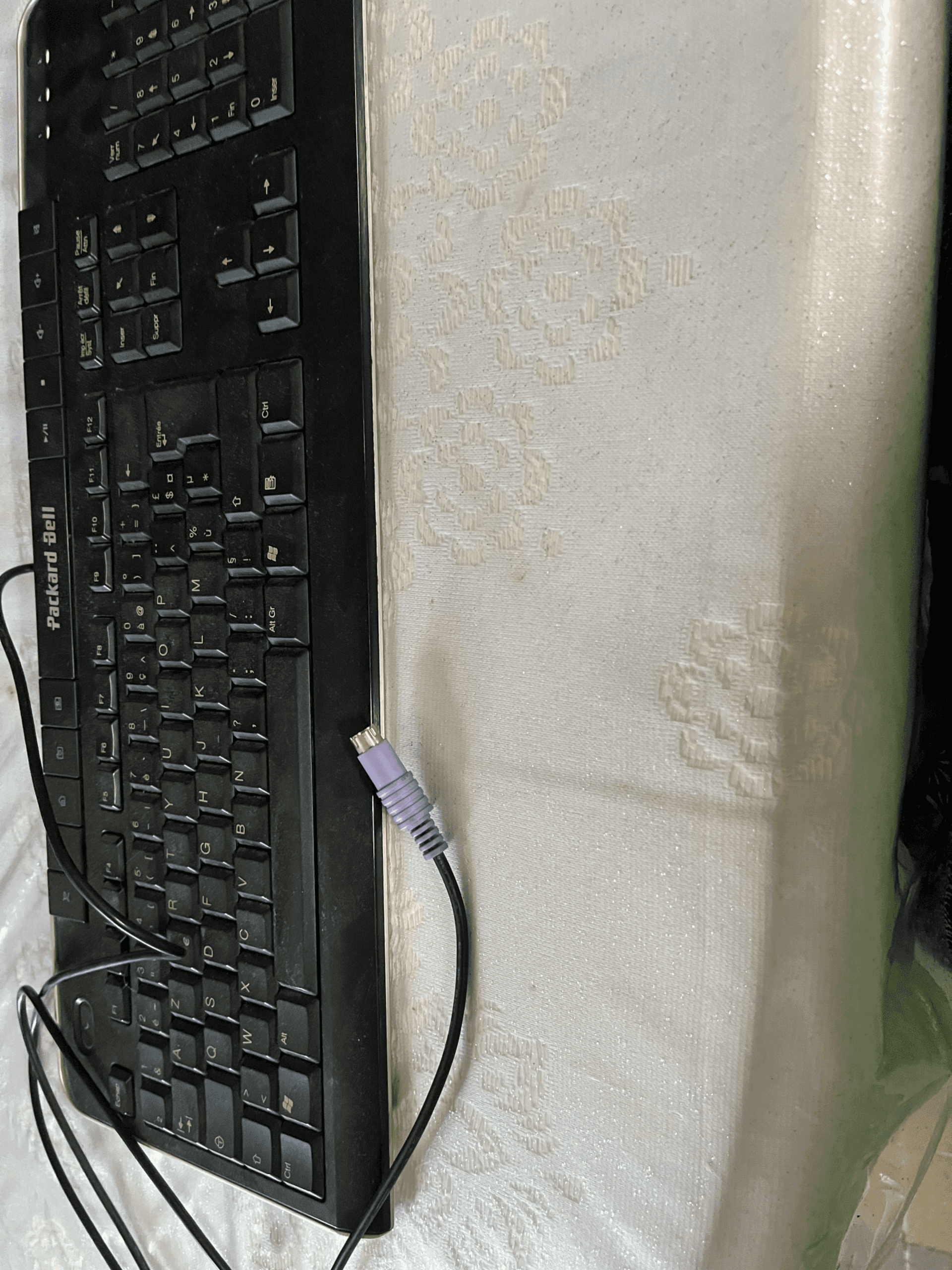 Clavier Packard Bell pour ordinateur avec son cordon