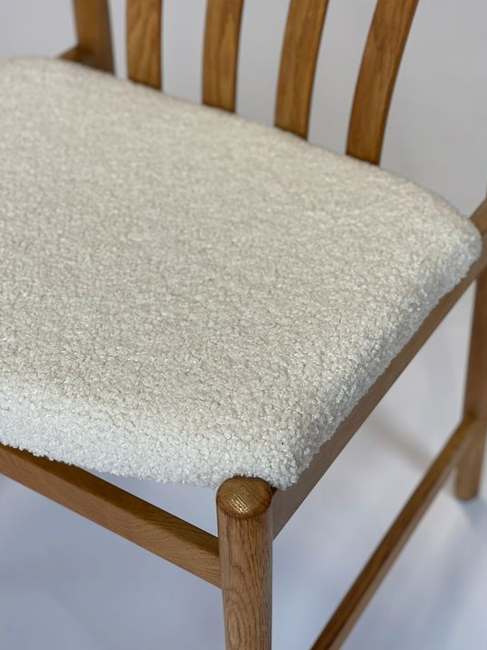 Lot de 6 chaises scandinaves des années 60 en chêne