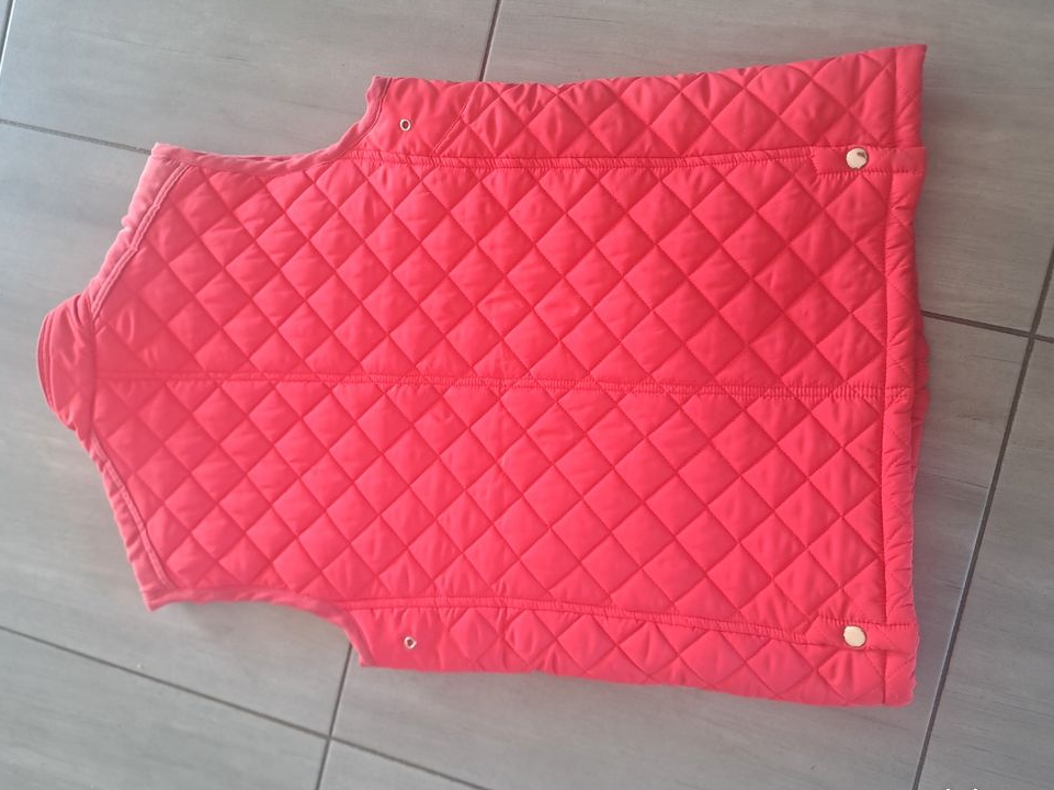 Veste sans manches matelassé rose/corail Taille M