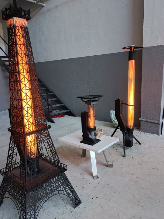 Poêle pour terrasse, jardin et véranda