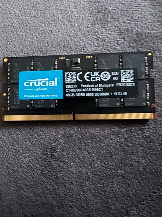 Ddr5 sodimm 48gb crucial