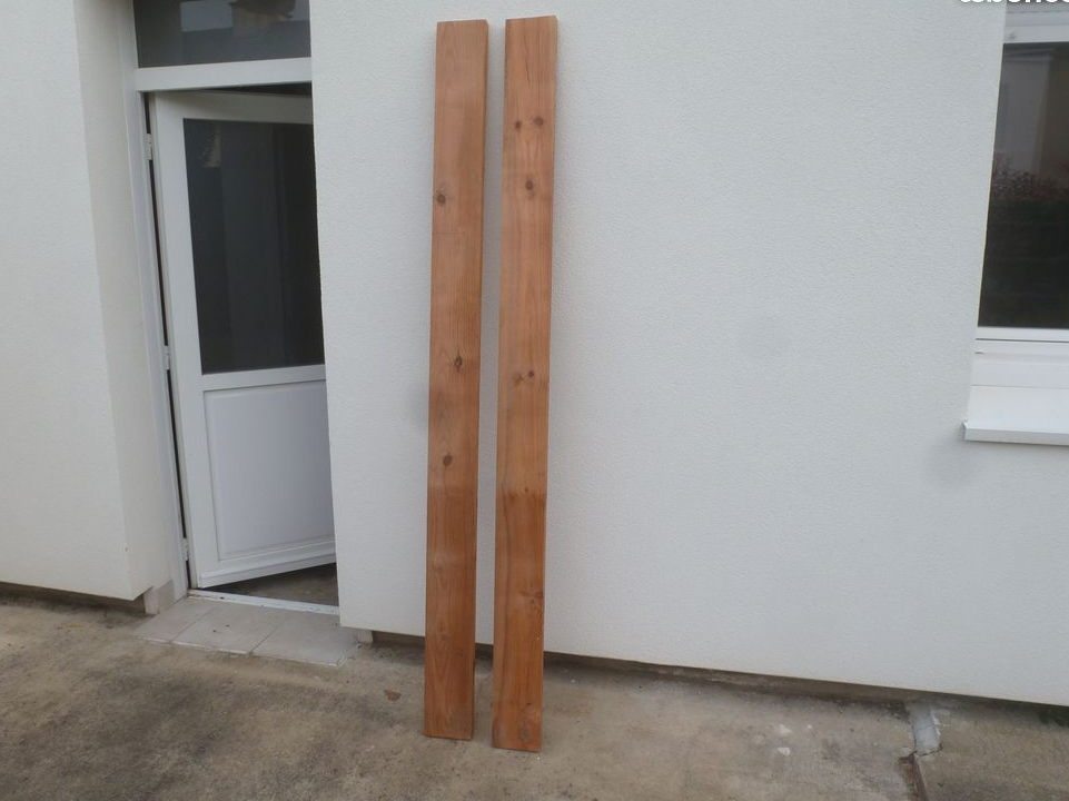 Lot de 2 planches épaisses de 15 cm