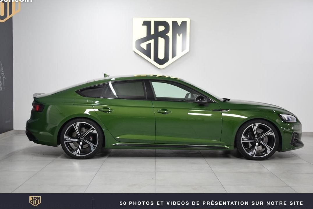 Audi RS5 Sportback V6 2.9 TFSi 450 Tiptronic 8 Quattro AUDI EXCLUSIVE Immat France Pas de malus