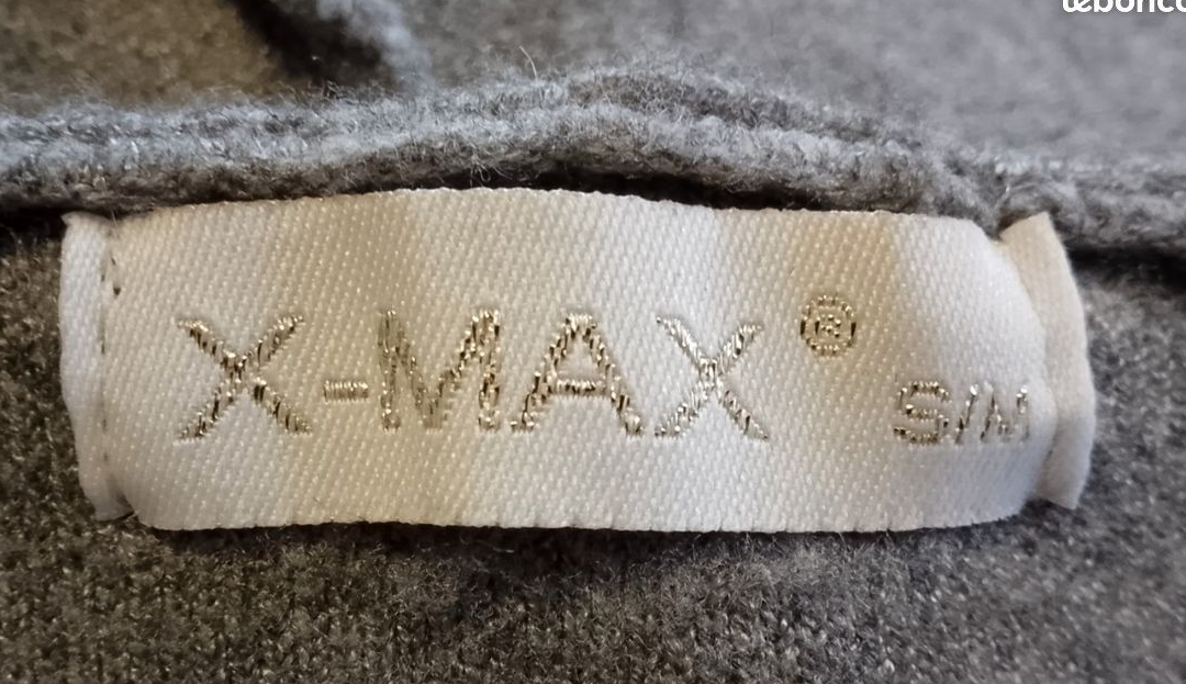 Veste X-MAX grise Fausse Fourrure S/M
