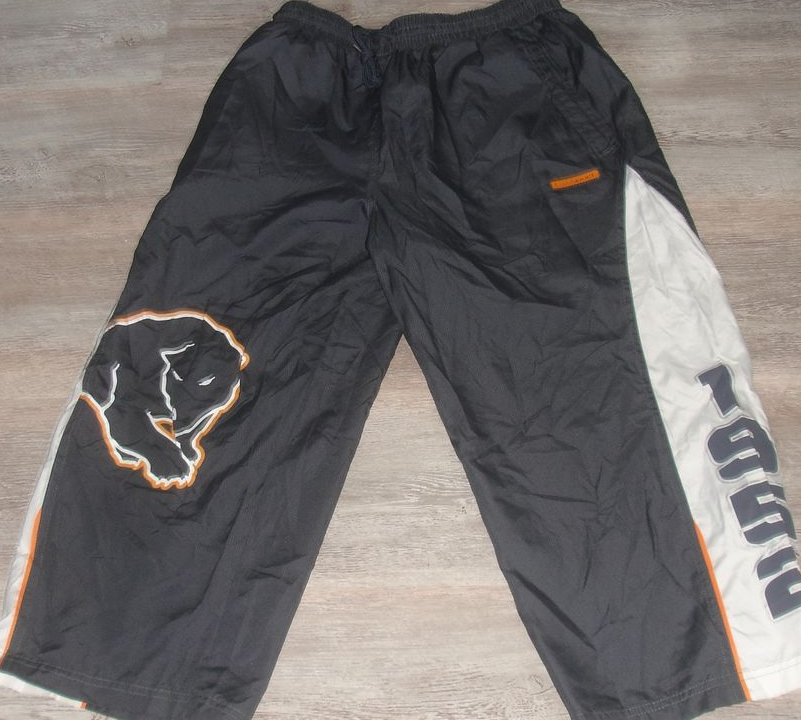 Pantacourt homme gris blanc motifs neuf t m sport men