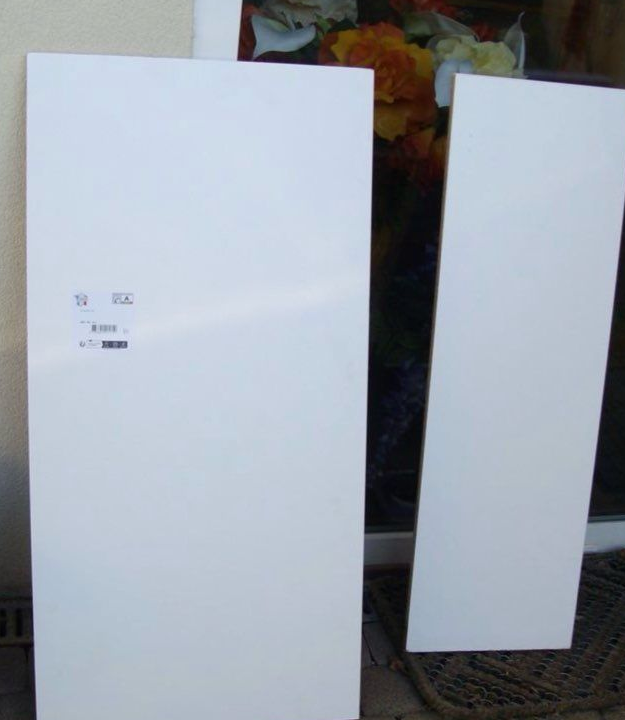 Grand panneau d agglomérés blanc neuf