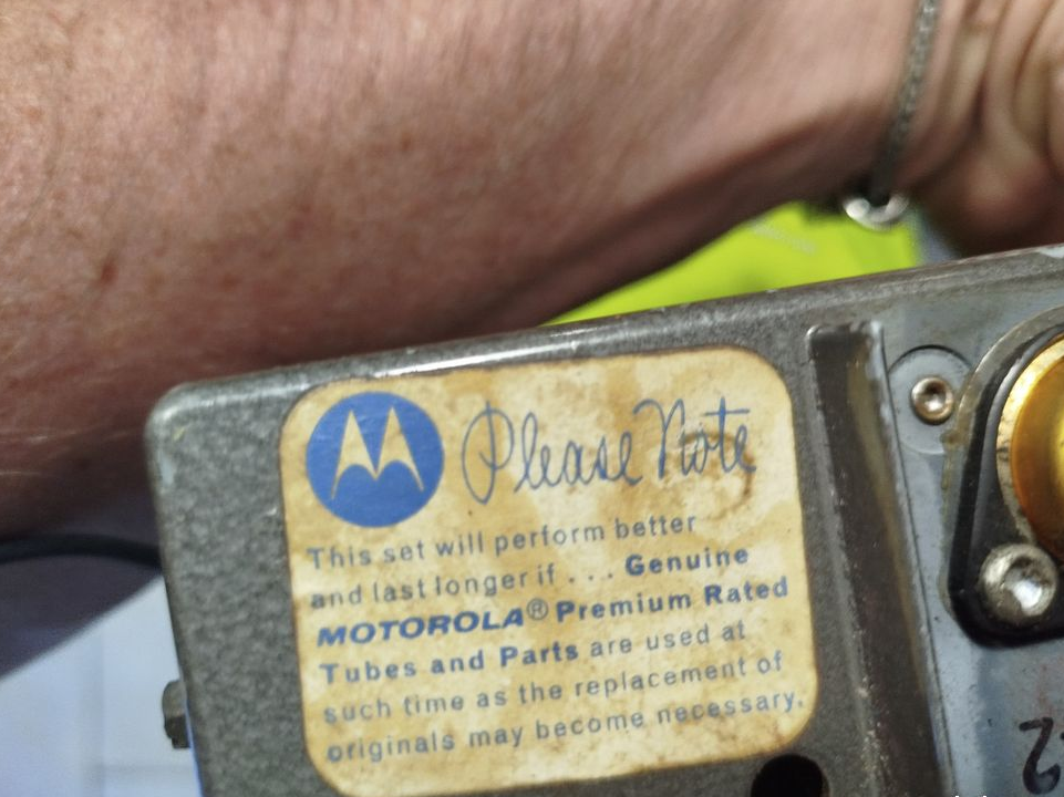 Autoradio Motorola années 50-60