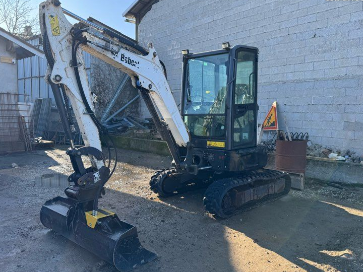 Mini pelle bobcat e27z + remorque