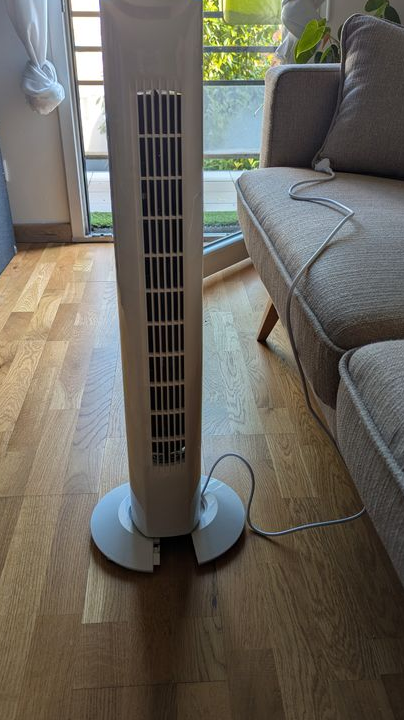 Ventilateur colonne Kinzo 81 cm – quasi neuf