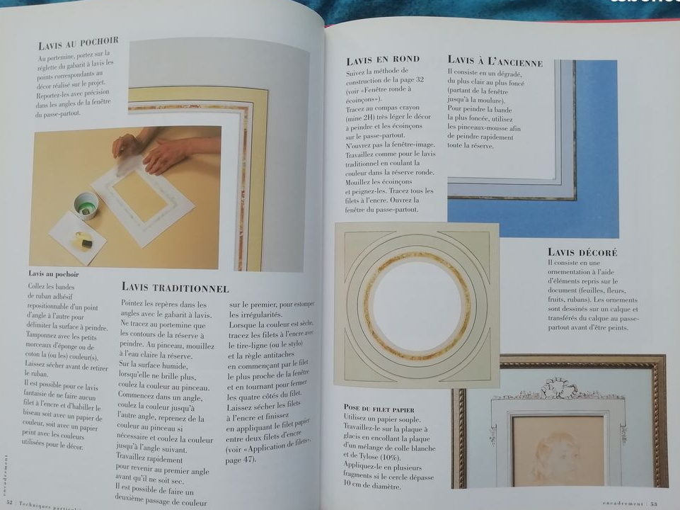 L'encadrement Techniques et secrets : Outils, matériaux, techniques, méthode de coupe passe-partout...