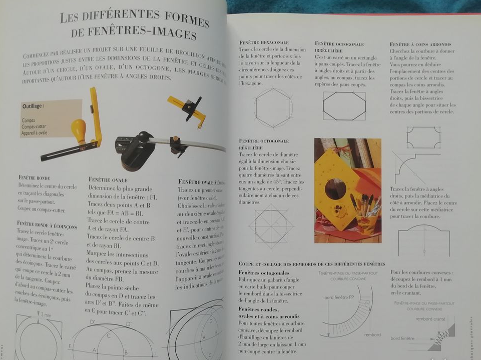 L'encadrement Techniques et secrets : Outils, matériaux, techniques, méthode de coupe passe-partout...