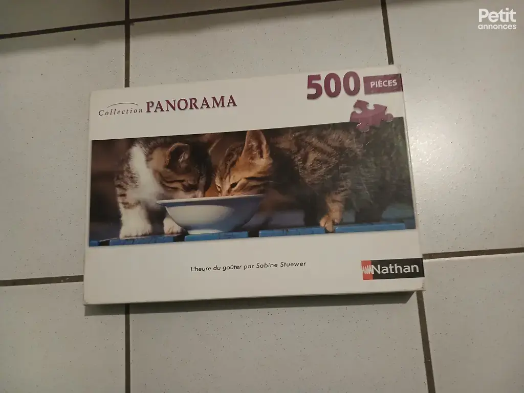 puzzles chat 500 pièces très bon état complet
