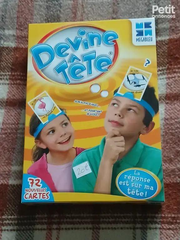 jeux de société devine tête très bon état complet