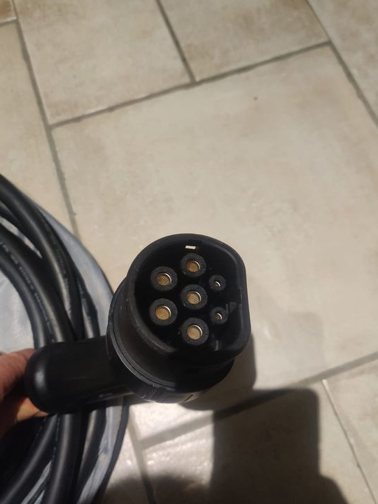 Cable de Charge Type 2 | 32A | 5m 7,4KW | IP55 | Sac de rangement