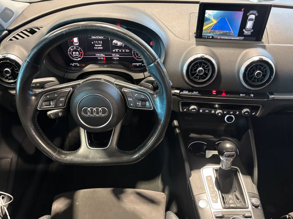 AUDI A3 Sportback 2.0 D 150ch S line - 2017 - Toit ouvrant - Sièges électriques chauffants - Suivi complet