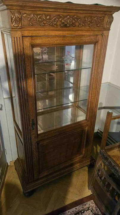 Vitrine en chene 064039et5867