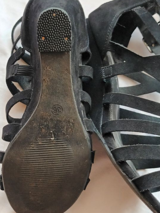 Nu-pieds à talons compenser ( 36 )