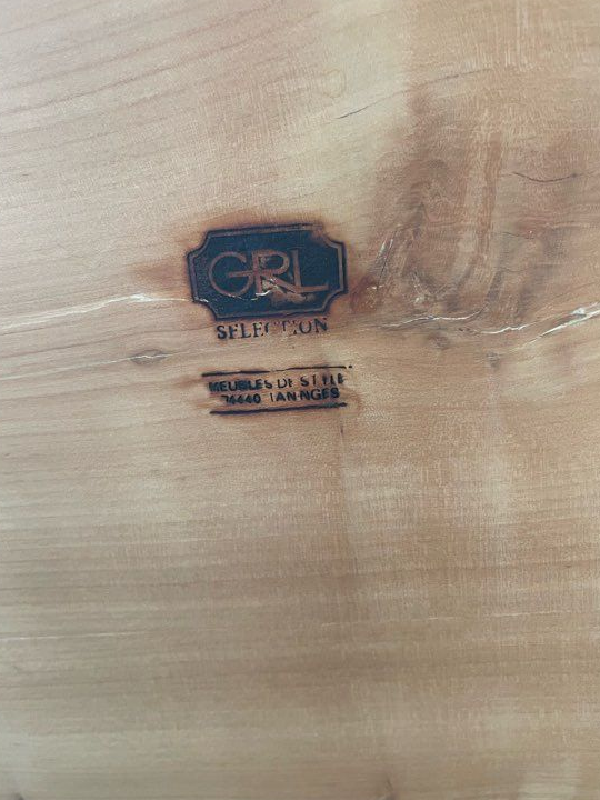 Table basse bois massif bon état TANNINGES