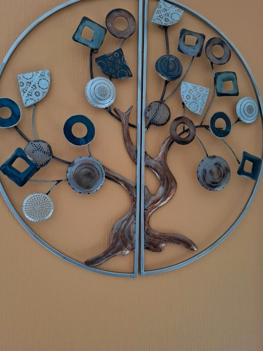 Décoration métal Diamètre 80 cm