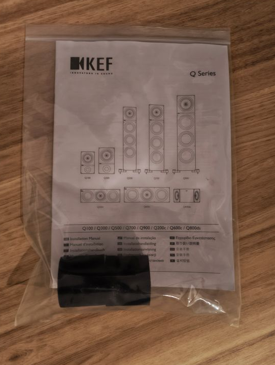 Enceintes KEF Q100 Noir (paire)