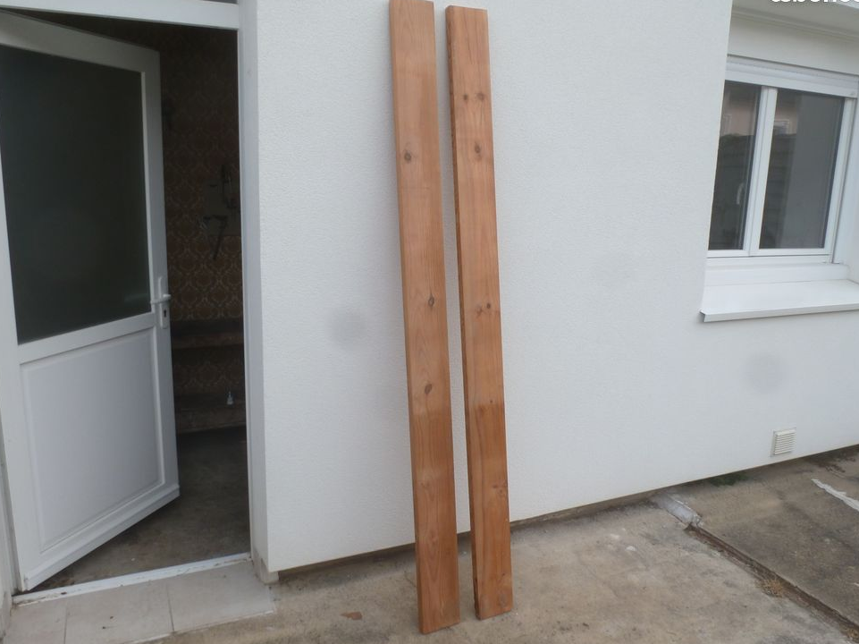 Lot de 2 planches épaisses de 15 cm