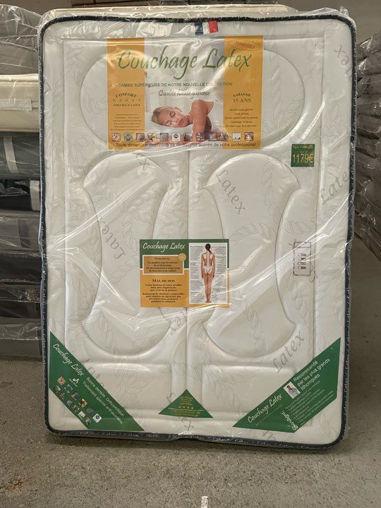 MATELAS SOMMIER & PIEDS 140x190 160x200 LIVRAISON GRATUITE