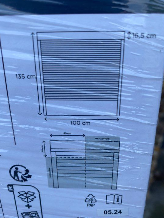 Volet roulant solaire aluminium anthracite - ouverture motorisée - Fortia - HT 1m35 LG 1m00
