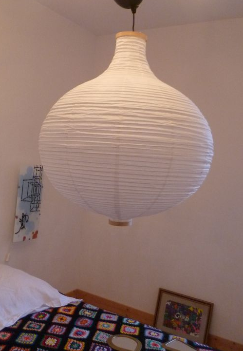 Luminaire suspension style lampion japonais 60 cm