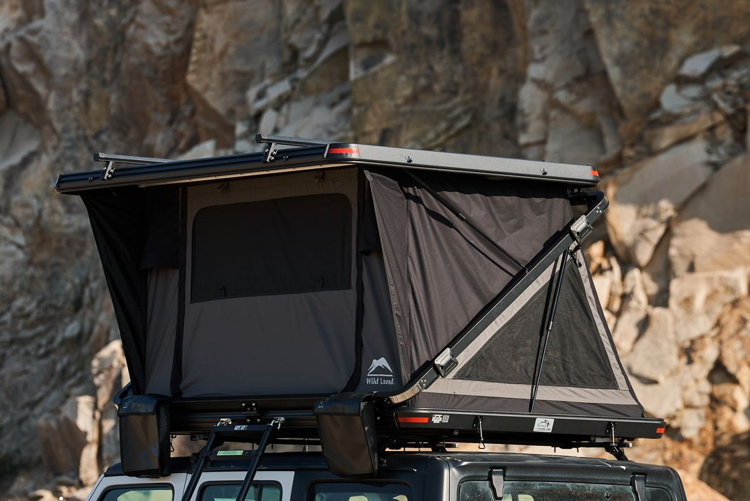 ☀️ Tente de toit coque rigide Rock Cruiser Pro Wild Land