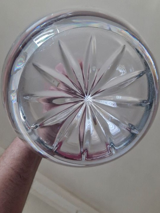 Carafe en cristal de bohèmia