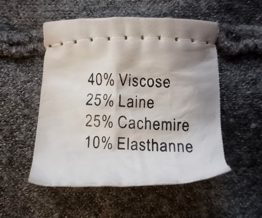 Veste X-MAX grise Fausse Fourrure S/M