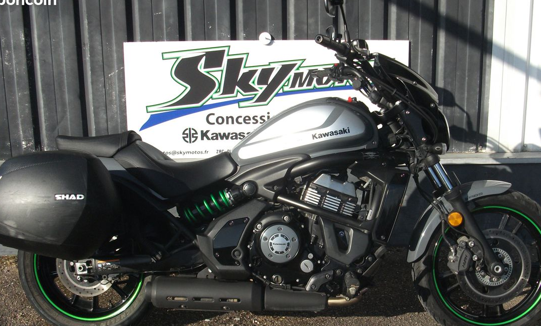 Kawasaki Vulcan S 650 + Valises. Financement possible