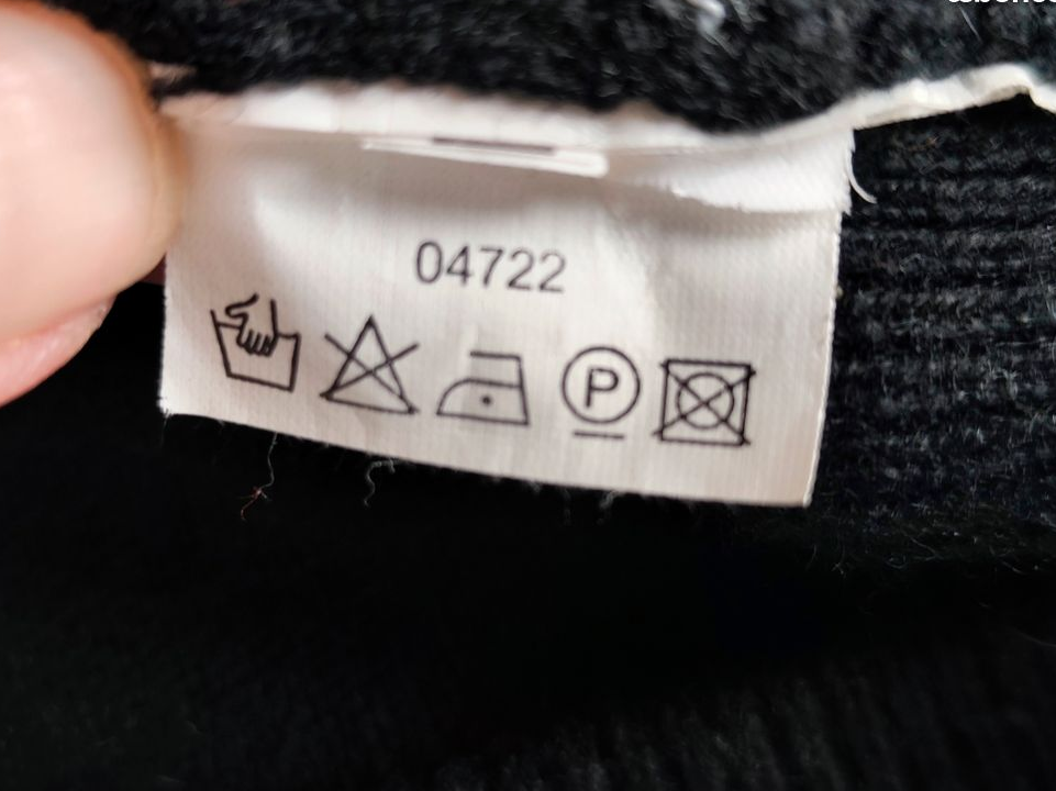 Pull noir col châle croisé - Maison 123 - Maille très douce Taille 40