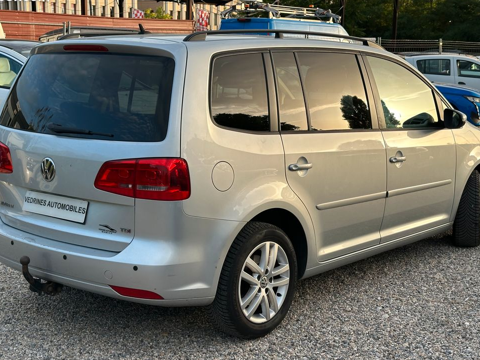 Volkswagen touran 1.6 tdi 105cv 7 places bvm6 gris alu