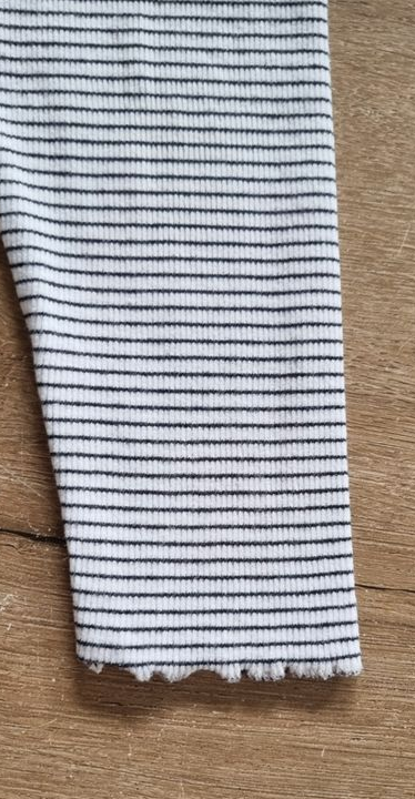 Legging côtelé rayé 24 mois