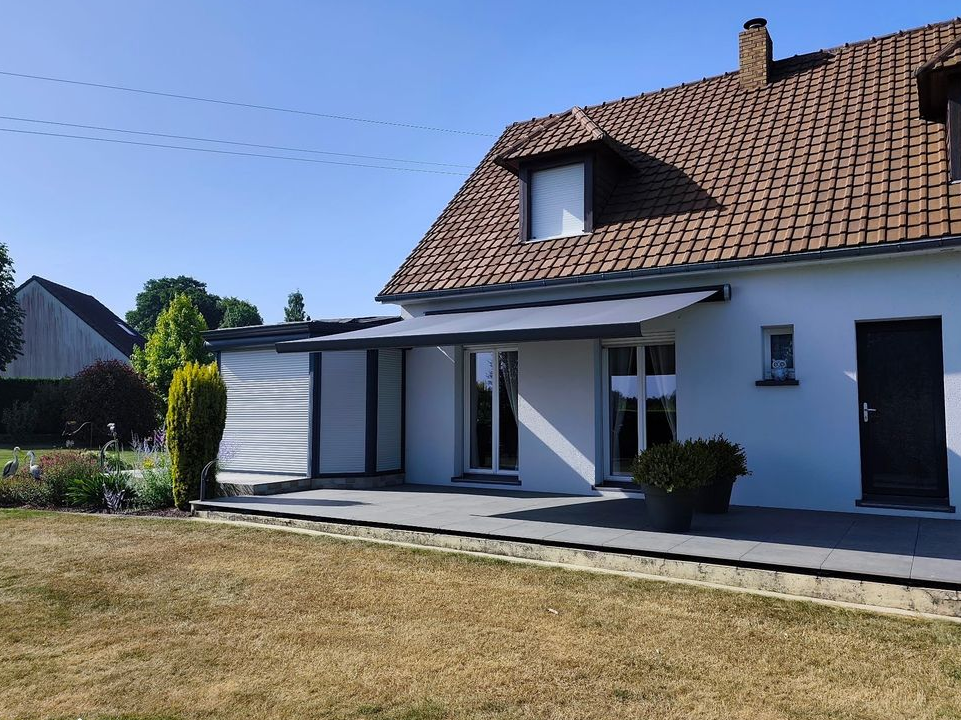 Store banne motorisé 4.95m x 3.5m