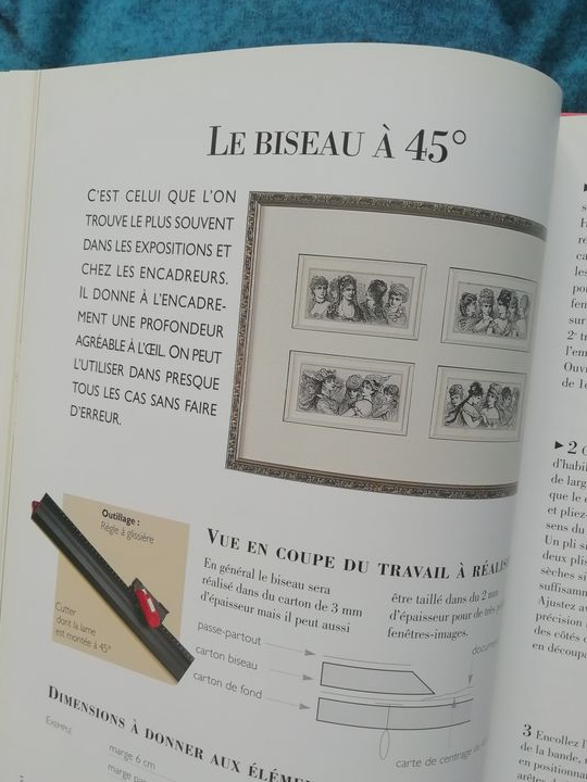 L'encadrement Techniques et secrets : Outils, matériaux, techniques, méthode de coupe passe-partout...