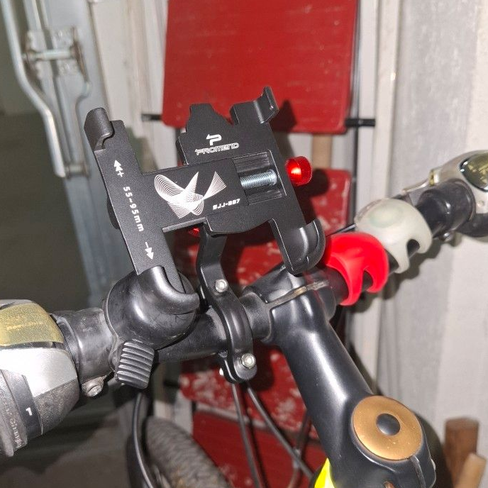 🛵 Support téléphone guidon – aluminium premium pour conduite sûre