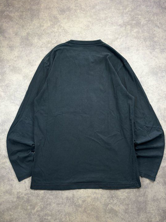 T-shirt Ipath Y2K vintage 90s noir à manches longues 100% coton - XL slim