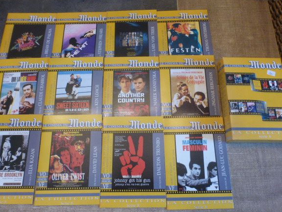 Coffret 12 DVD LE CINEMA DU MONDE série 8 tbe