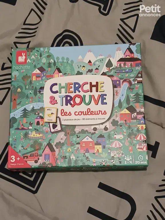 jeux de société ́chercher et trouver les couleurs tout neuf jamais servi