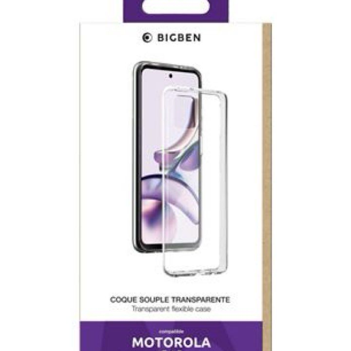 Coque Silisoft souple pour Motorola G13 Transparent
