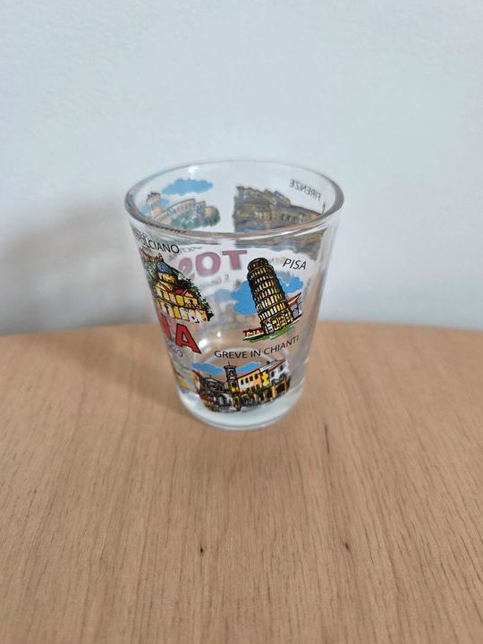 Verre à shot souvenir Toscane / Italie
