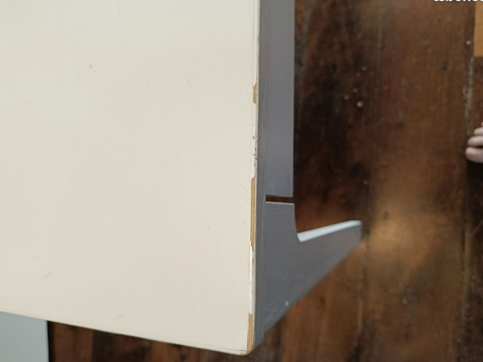 Table blanche bois IKEA