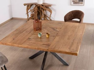 Table à manger carrée 150x150 cm 