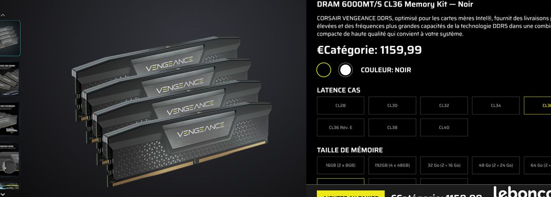 Kit complet PC Gamer Ryzen 5 8600G 32Go DDR5 Neuf