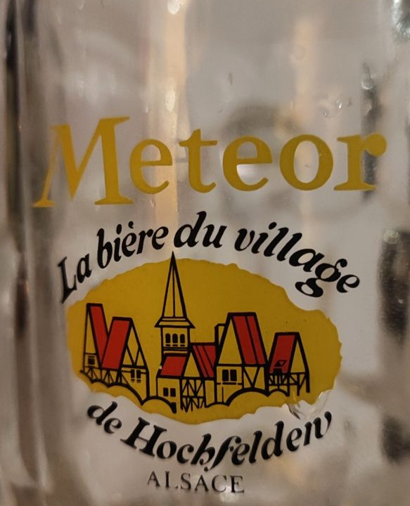 Choppe collector en verre 