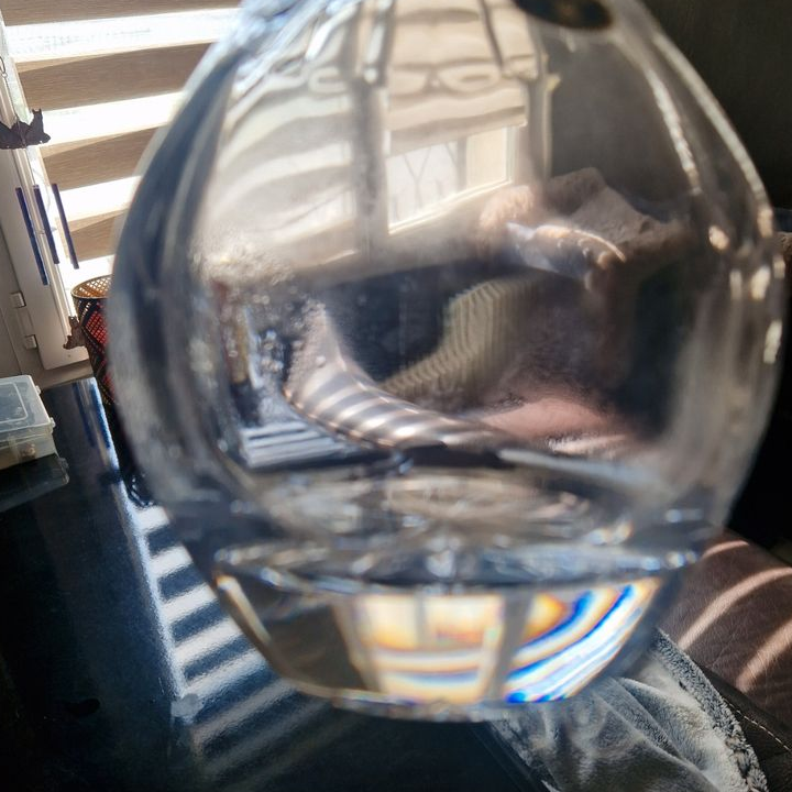 Carafe en cristal de bohèmia