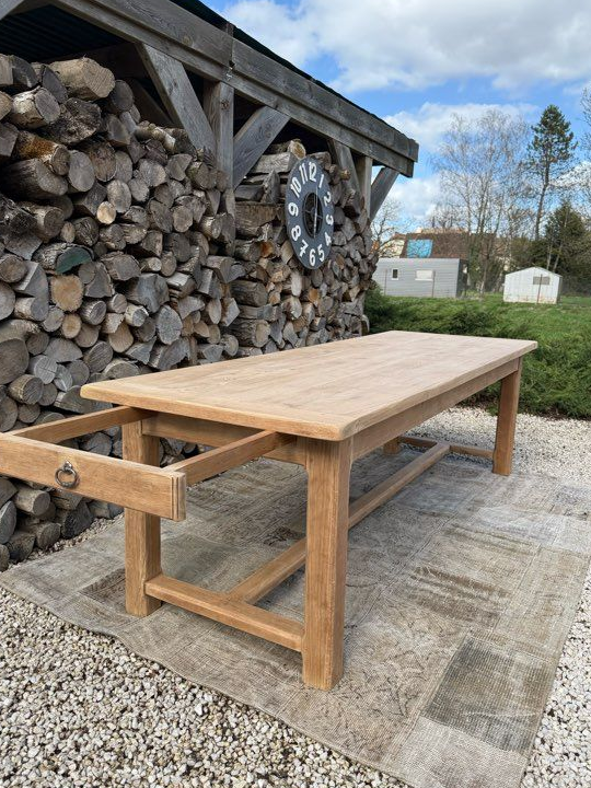 Table de ferme 240cm rénovée
