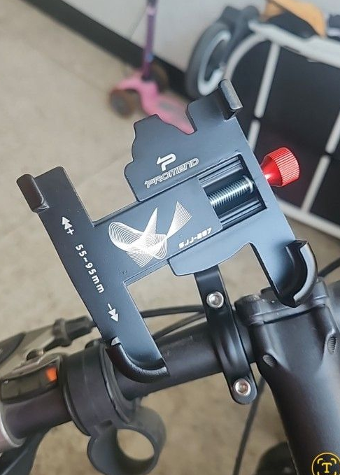 🛵 Support téléphone guidon – aluminium premium pour conduite sûre